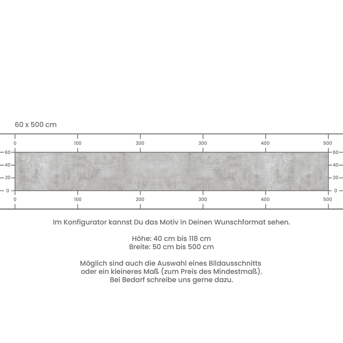 Küchenrückwand selbstklebend - Beton