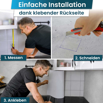 Küchenrückwand selbstklebend - Marmor beige