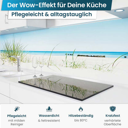 Küchenrückwand selbstklebend - Ostsee Strand