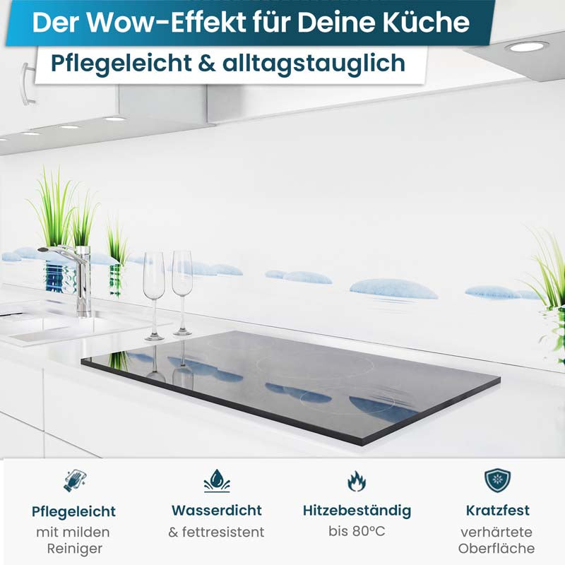 Küchenrückwand selbstklebend - Seesteine Harmonie